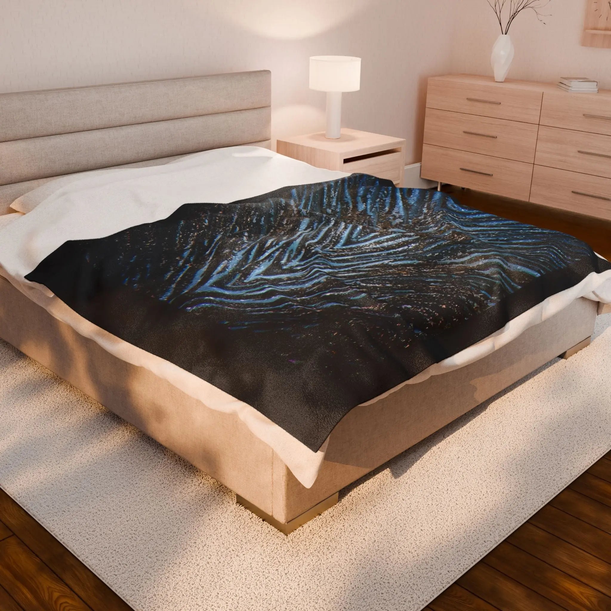 Plush Blanket - Spiritual Music Inspired Design, Ethereal Vibe - ©onfabula21