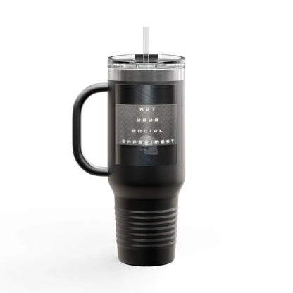 40oz Insulated Travel Mug & On-the-Go Adventures - STAY METAL - ©onfabula21
