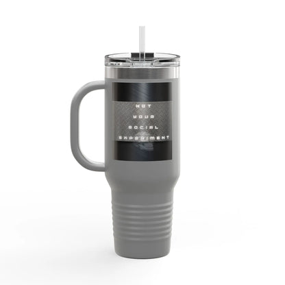 40oz Insulated Travel Mug & On-the-Go Adventures - STAY METAL - ©onfabula21